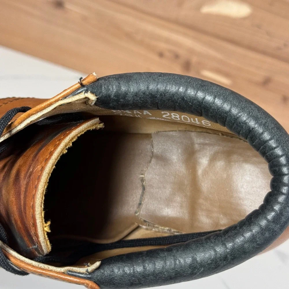 Red Wing Mens Vintage Leather Chukka‎ Oxford Shoes Brown Size 8.5 AA USA
